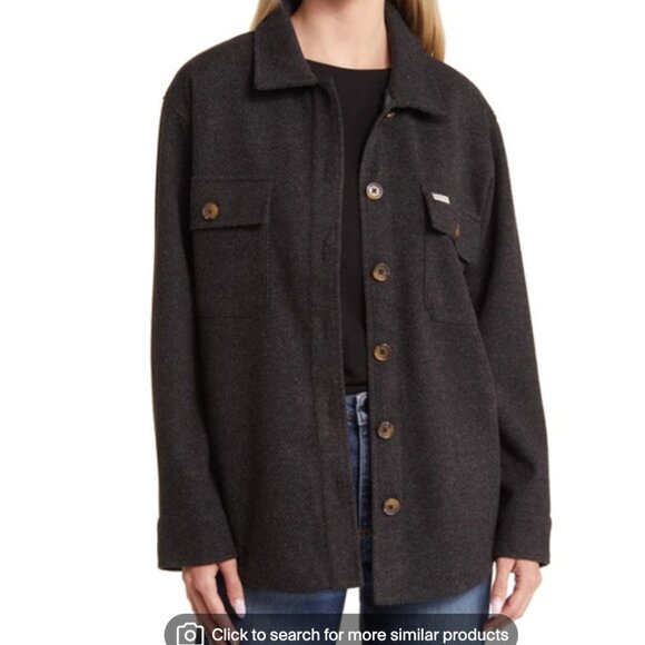 Brixton Bagby Shirt Jacket - Black (M) - Picture 3 of 5